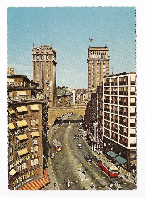 962-1 STOCKHOLM - Kungsgatan med Kungstornen  