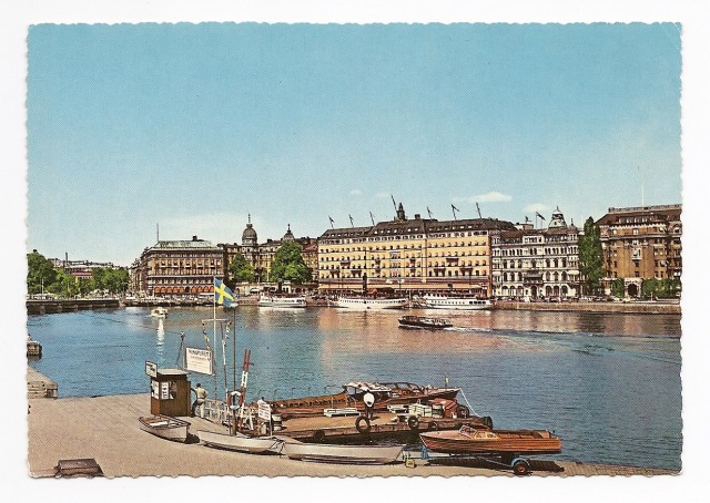 962-11 STOCKHOLM - Motiv från Strömmen med Grand Hotel