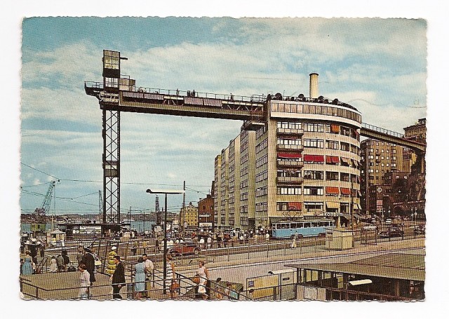 962-12 STOCKHOLM - Slussen med Katarinahissen