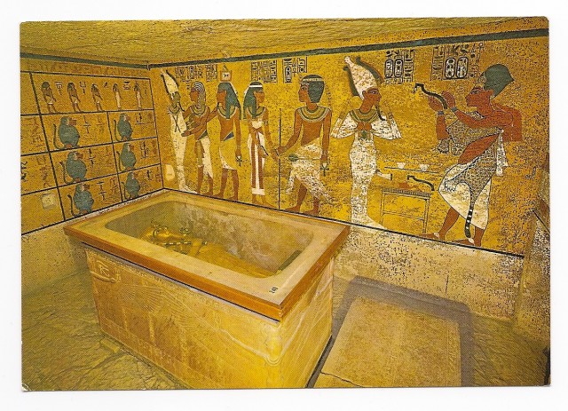 747-16 LUXOR - Kings Valley: Sarcophagus of Tut Ankh Amon