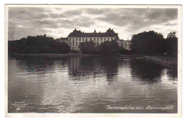 16   Drottningholms slott. Stämningsbild.