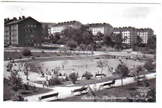 460   Stockholm. Plaskdammen vid Fredhäll.