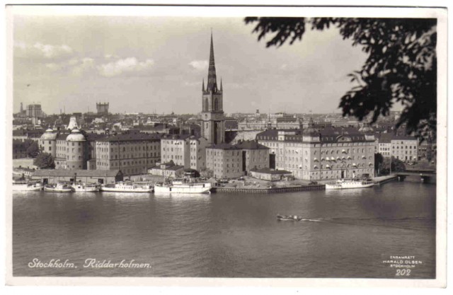 202   Stockholm. Riddarholmen.