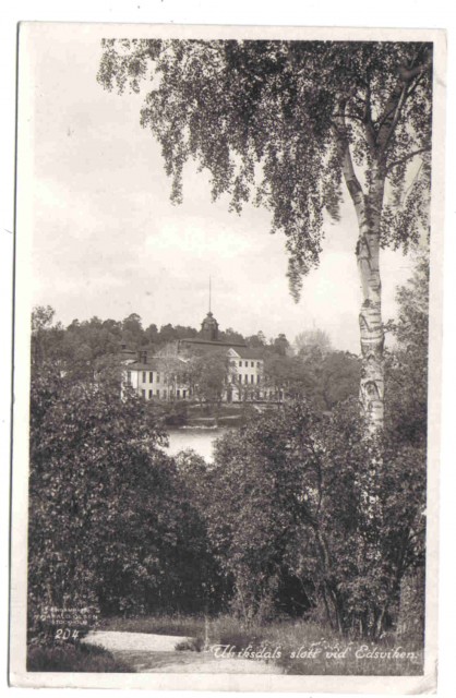 204   Ulriksdals slott vid Edsviken.